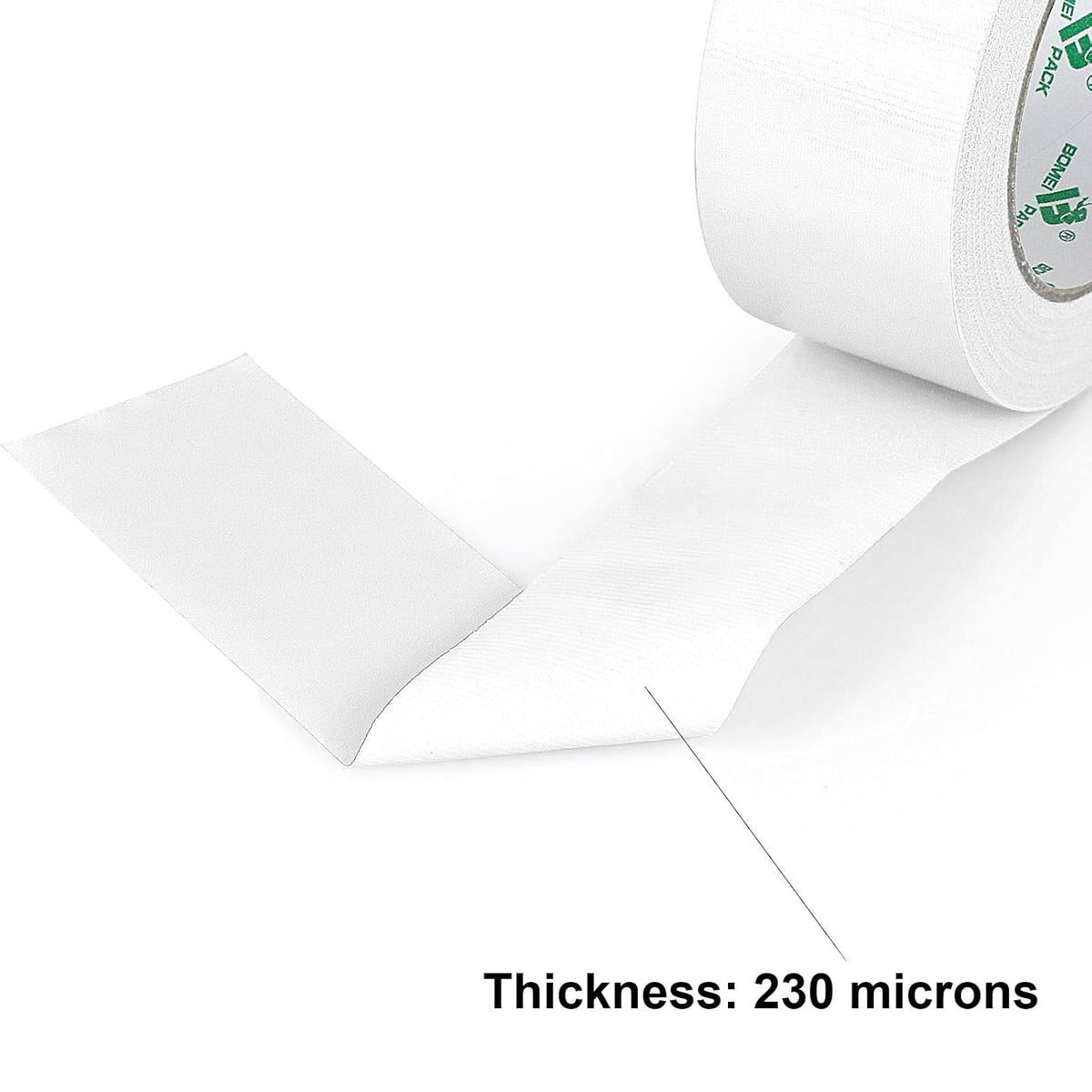 2 in x 35 Yards White Heavy Duty Duct Tape Strong Adhesive