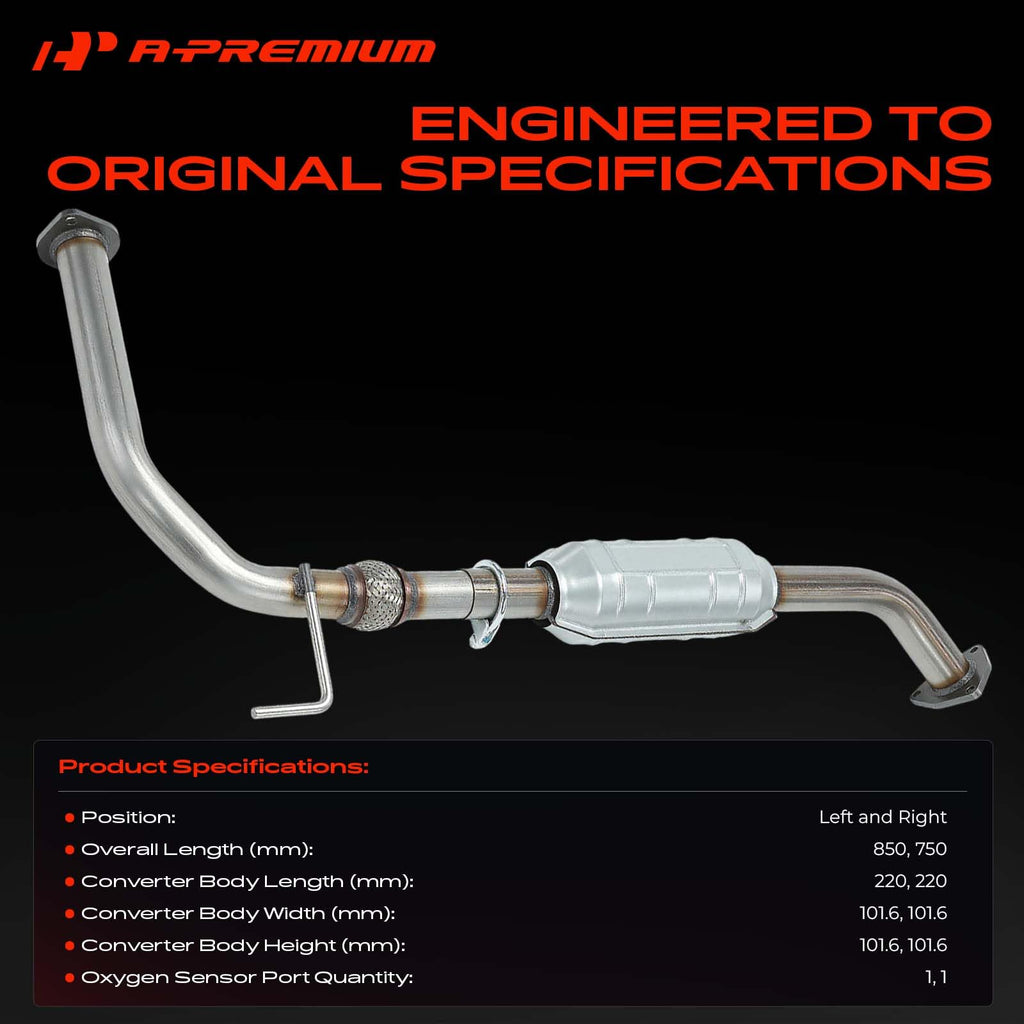A-Premium 2 PCS Left and Right Catalytic Converter Kit, E.P.A Compliant