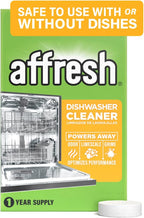 Dishwasher Cleaner, Deep-Clean for All Dishwashers, 12 Month Supply