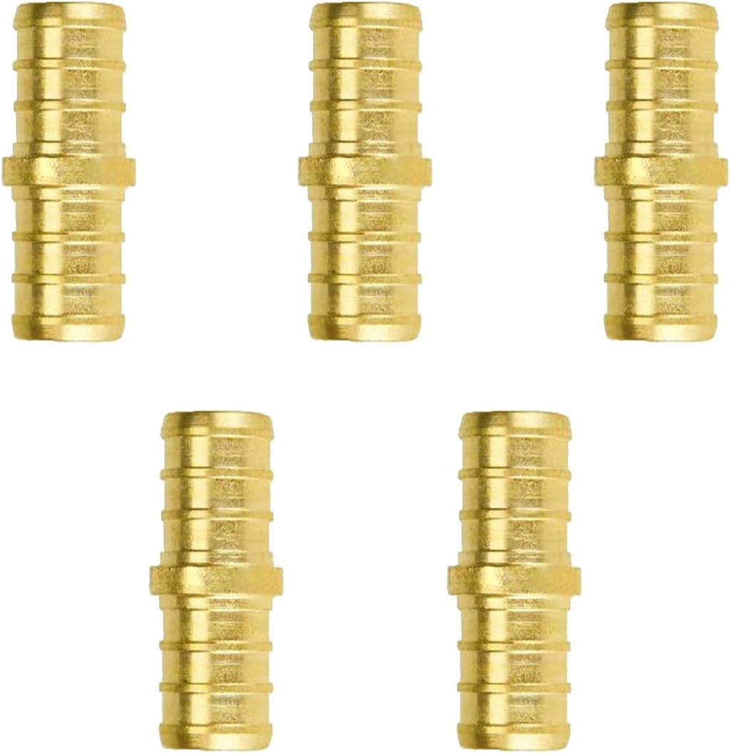 SUNGATOR 5-Pack 1/2 Inch PEX Coupling Fittings
