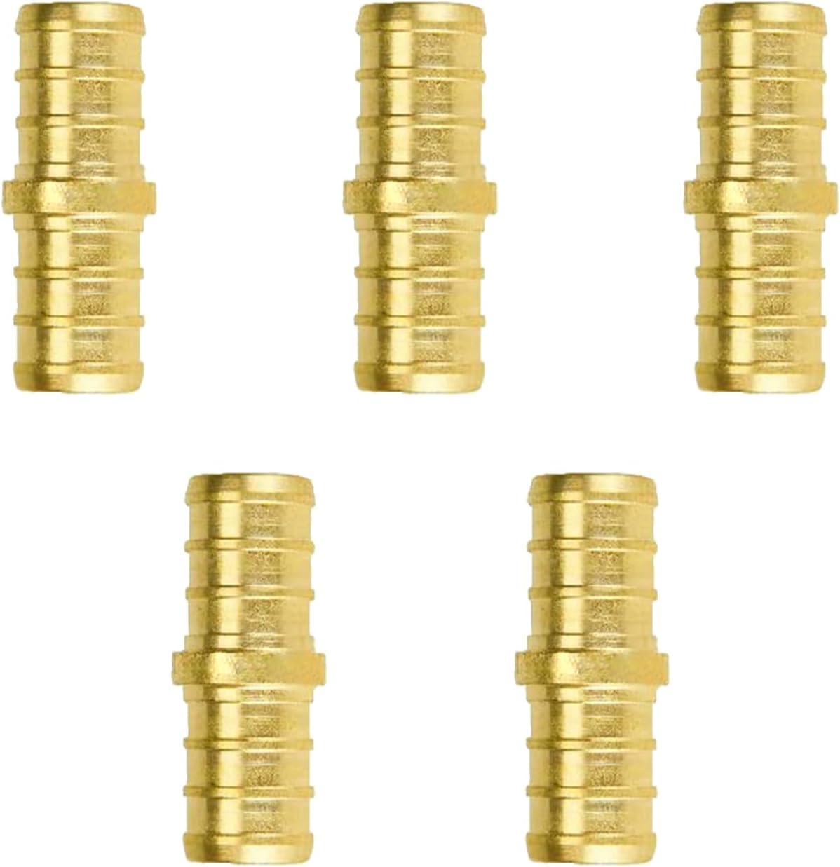 SUNGATOR 5-Pack 1/2 Inch PEX Coupling Fittings