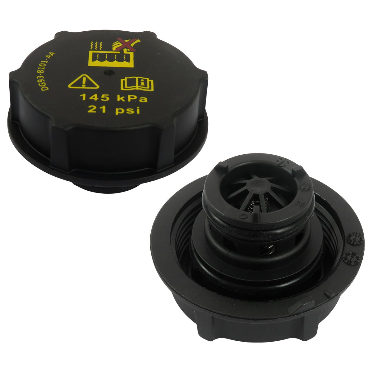 UDLOVU 2 Pcs Radiator Coolant Tank Cap Replacement