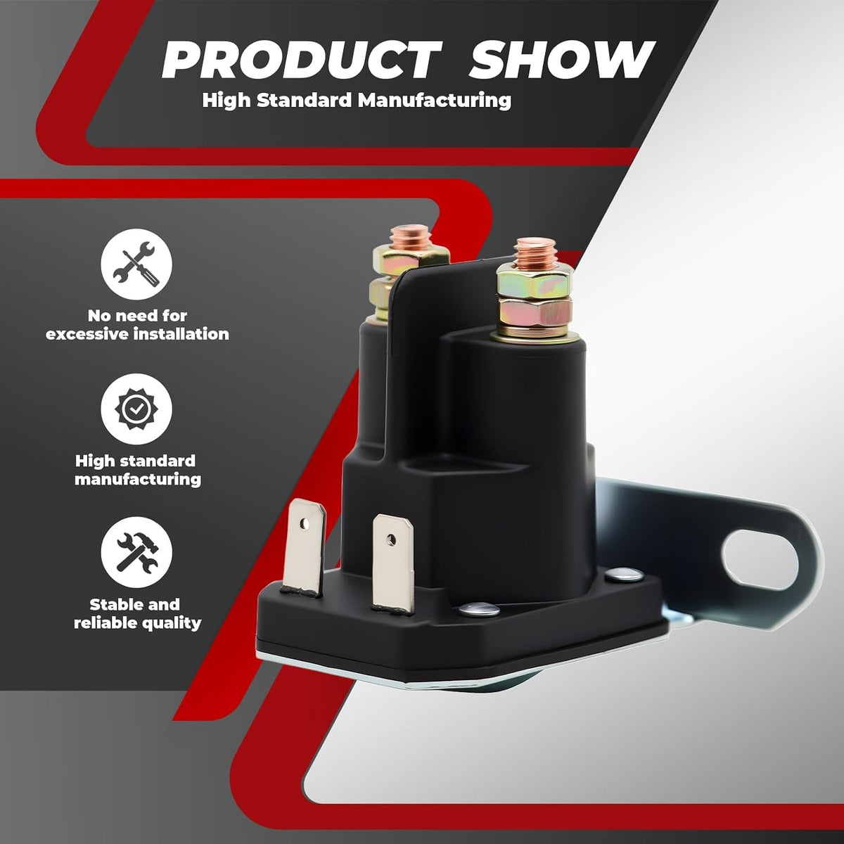 Nakkaa Starter Solenoid 1 Volt Compatible with LTX1045 Lawn Mower