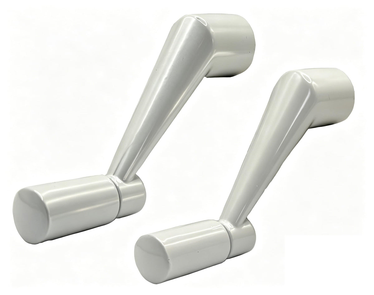 Window Crank Handle,[H 3713],White,2 pack,3/8" Spline Socket Crank Handle