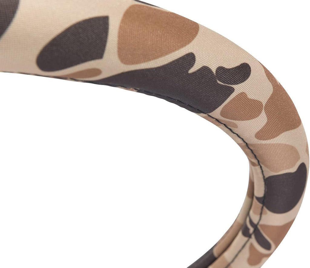 Universal Fit Steering Wheel Cover for Car, Truck, and SUV, Durable Steering Wheel Protection, Arms Co. (Tan Duck Camo)