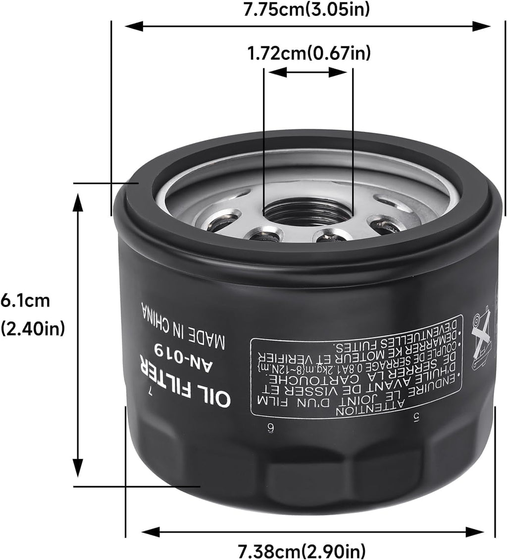 1205001 12-050-01-S Oil Filter 1PC For Kohler 7000 Cub Cadet XT1 Lawn Mower