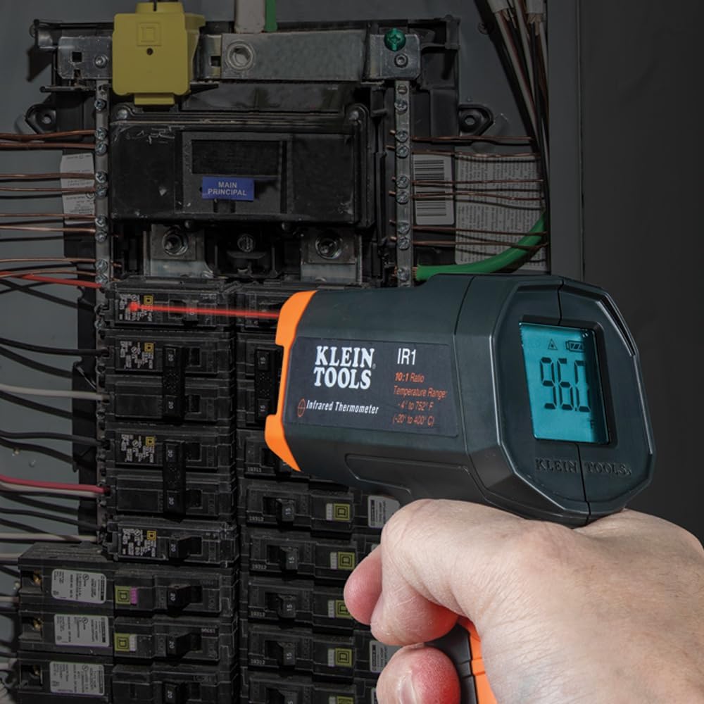 Klein Tools IR1KIT Infrared Thermometer and GFCI Receptacle Tester Kit