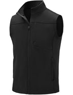 Men's Lightweight Softshell Golf Outdoor Vest Outerwear Black M