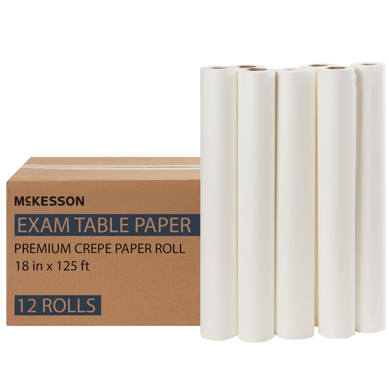 Medical Exam Table Paper Rolls, Spa, 18 in x 125 ft, 12 Rolls | Diaper Changing, Nursing, Chiropractor