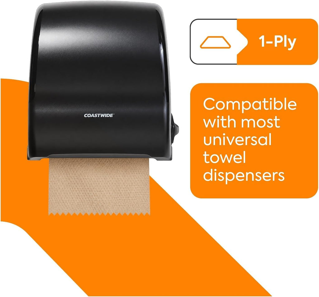 Professional Recycled Hardwound Paper Towels, 6 Rolls