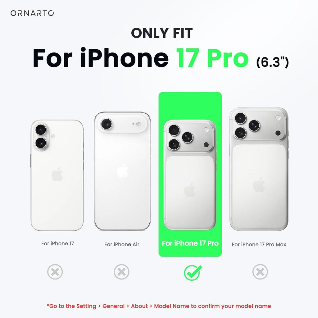 Compatible with iPhone 17 Pro Case 6.3", Slim Liquid Silicone 4 Layers Full Covered Soft Gel Rubber Shockproof Cover