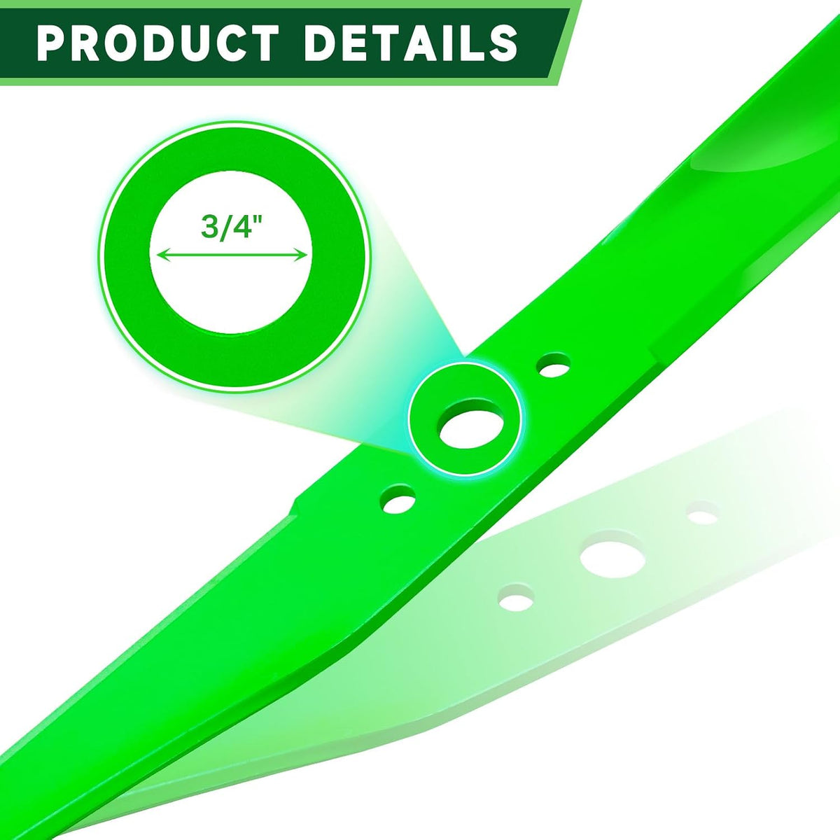 44" Deck Mower Blades Fit for Simplicity Snapper ZT18440KH ZTR355Z LT1644 LTH16 Regent Broadmoor Landlord Murray Lawn Mower Replaces 1716696ASM 1704100ASM 1704100 1727774
