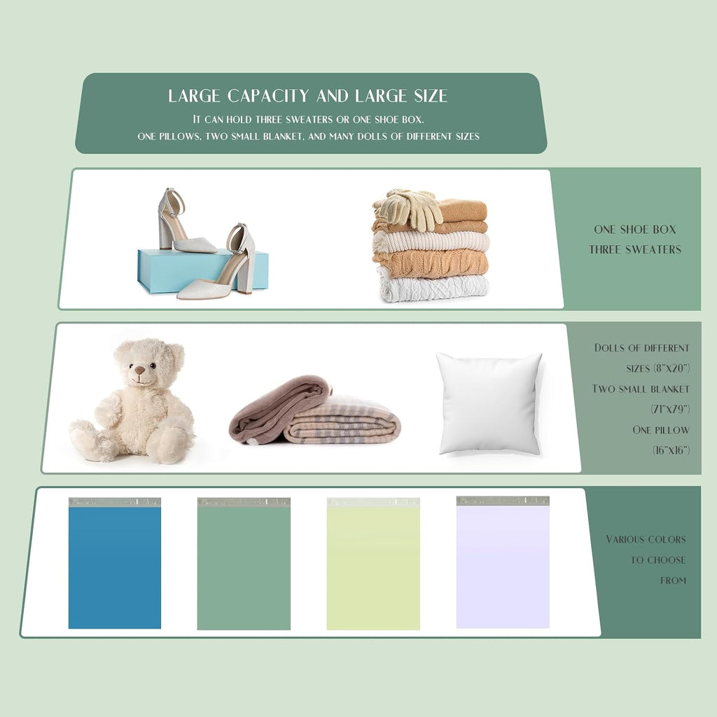 Poly Mailers 19x24 100 Pack, Large Shipping Bags for Clothes