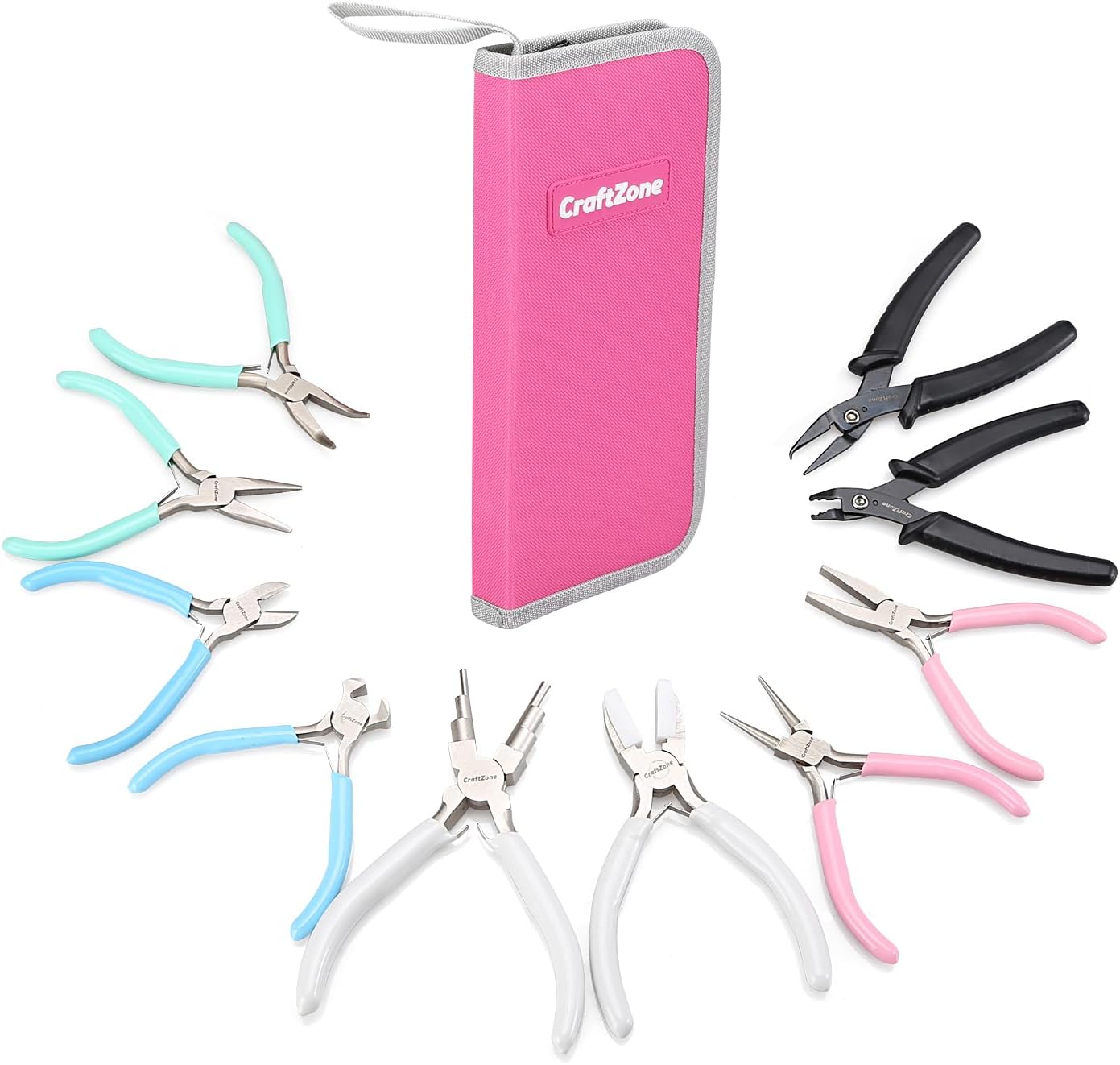 10-Piece Jewelry Pliers Set Jewelry Making Tools for Jewelry Repair | Wire Wrapping | Beading and Crafts | for Wire