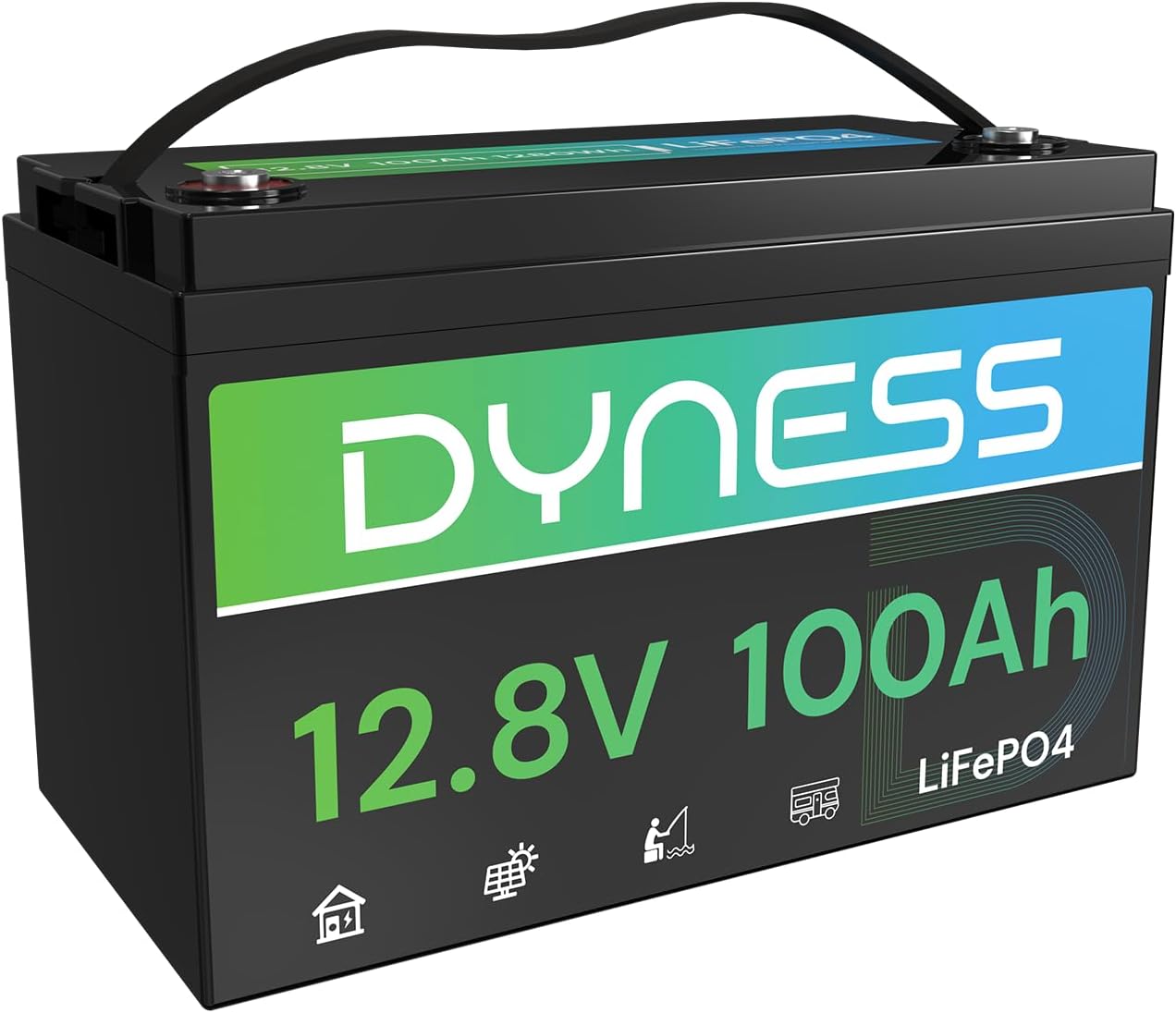 12V 100Ah LiFePO4 Lithium Battery for RV, Solar System and Off-Grid | Group 31, A+ Grade Cell, Built-in 100A BMS