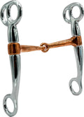 Western Tom Thumb Horse Bit 5” - Copper Mouthpiece, Chrome-Plated Steel, Strong Leverage Training Bit for Control &