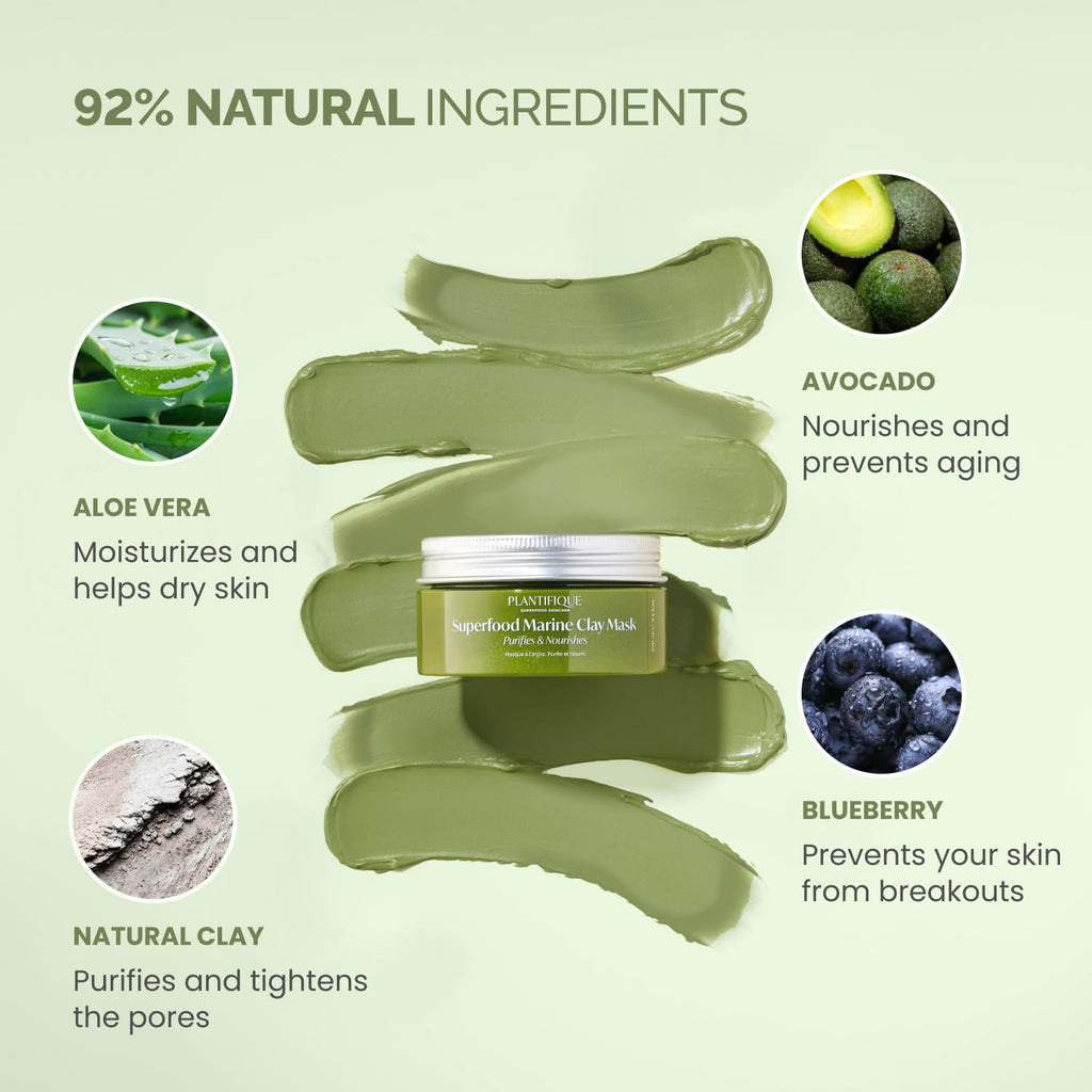 Korean Clay Mask for Pore Cleansing, Face Masks Skincare 3.88oz