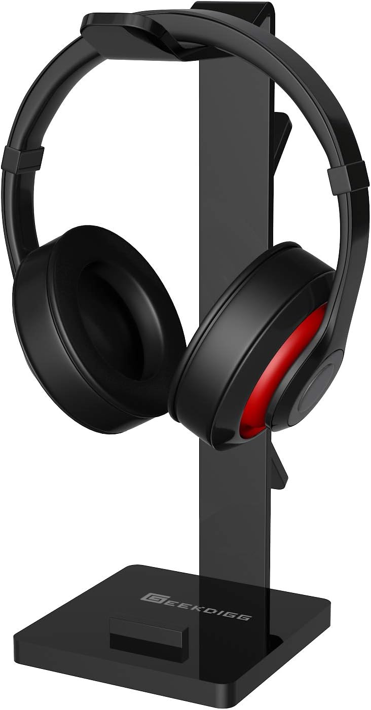Headphone Stand Gaming Headset Holder For Desk Cable Organizer & Cellphone Stand for All Headphones Size headphone