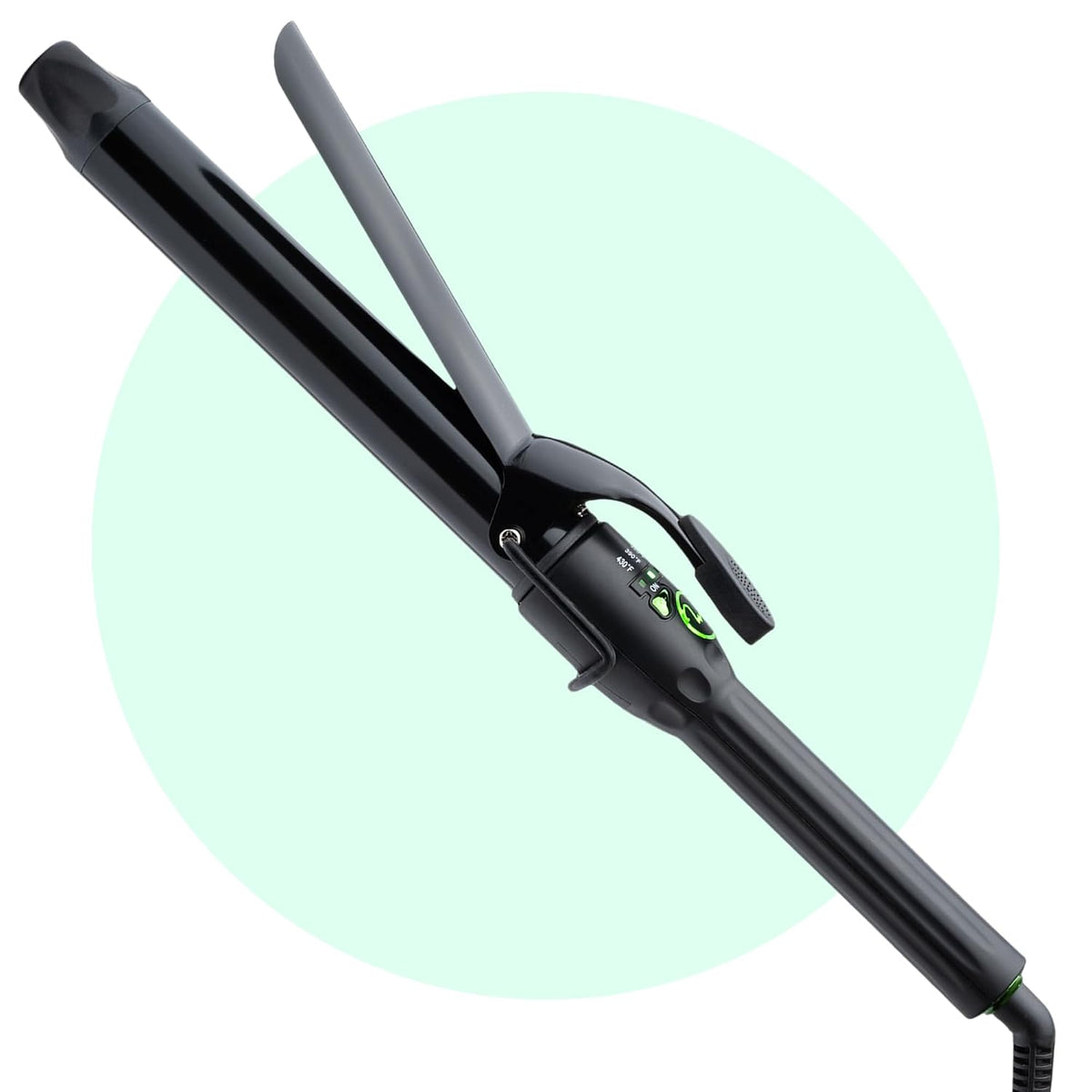 X-Long 1.25 Inch Ceramic Ionic Curling Iron for Long Hair | Extra-long barrel makes styling long hair easier, with