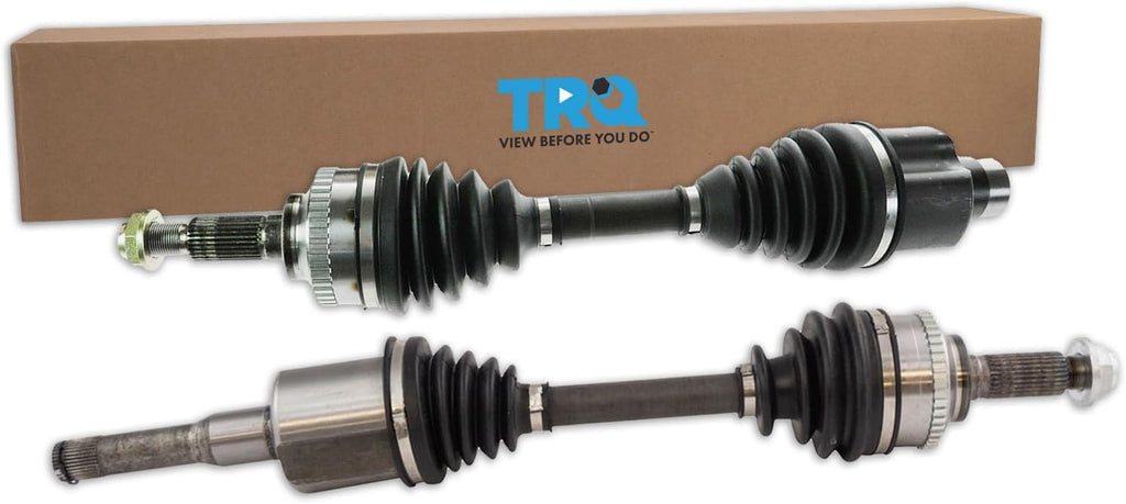 TRQ Front 2 Piece CV Axle Shaft Assembly Set
