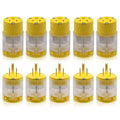 Lighted Straight Blade Electrical Plug and Connector Set 15 Amp 125 Volt NEMA 5-15P NEMA 5-15R 2 Pole 3 Wire