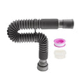Universal 1-1/4 and 1-1/2 Inch Flexible Expandable P-Trap Drain Kit