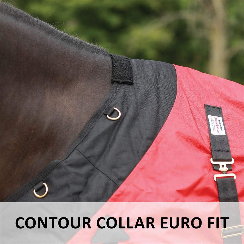 Contour Collar Classic II Horse Turnout Blanket | Bellyband Closure | Horse Blankets for Winter Waterproof | Weather