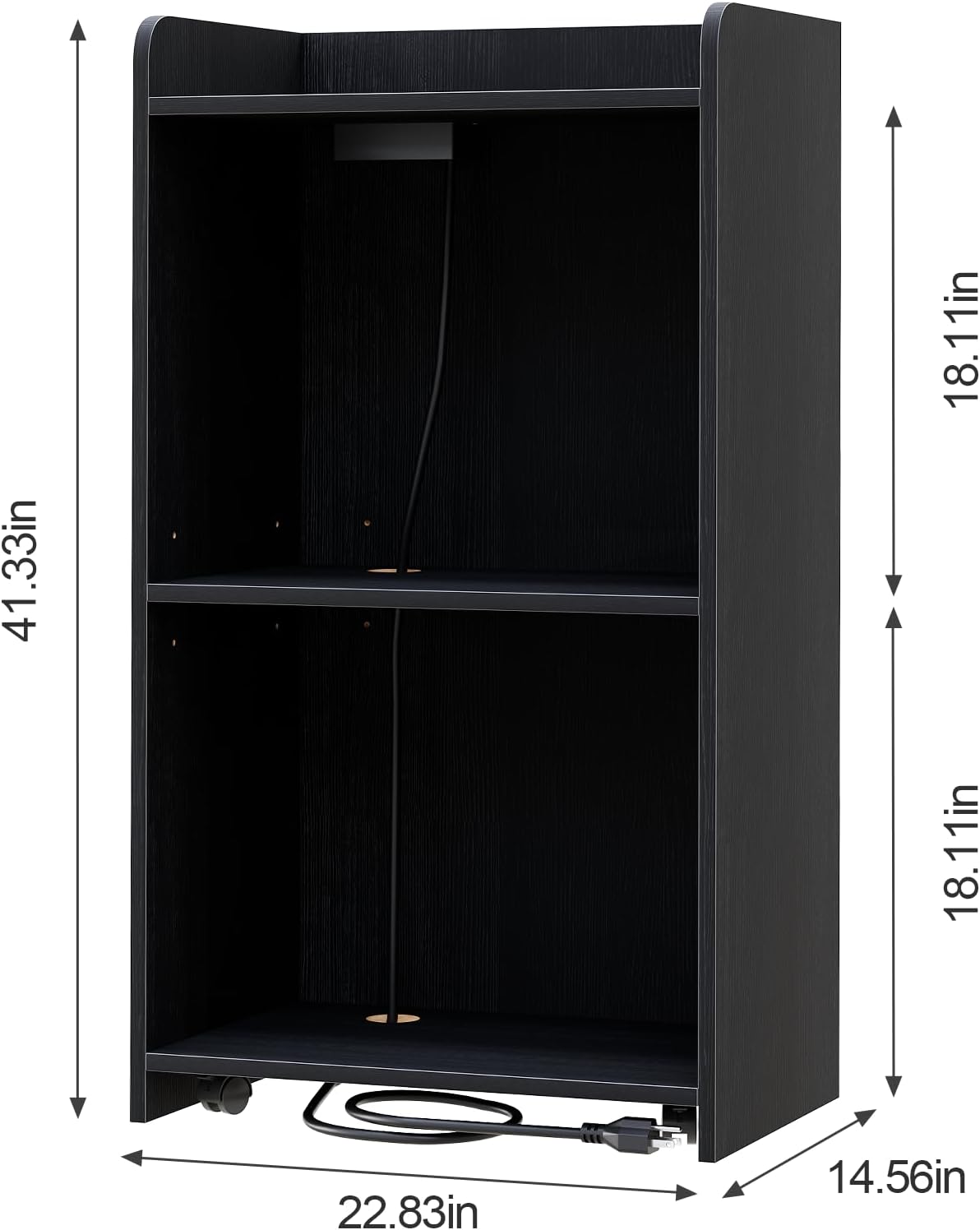 Podium Stand - Portable Podium Stand with 4 Rolling Wheels, Pulpits for Churches with Adjustable Shelf, Hostess