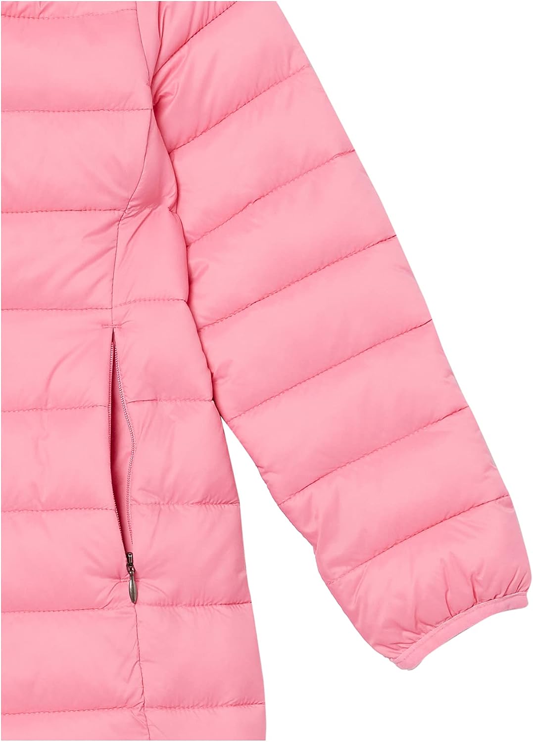 Girls and Toddlers' Long Lightweight Hooded Puffer Jacket