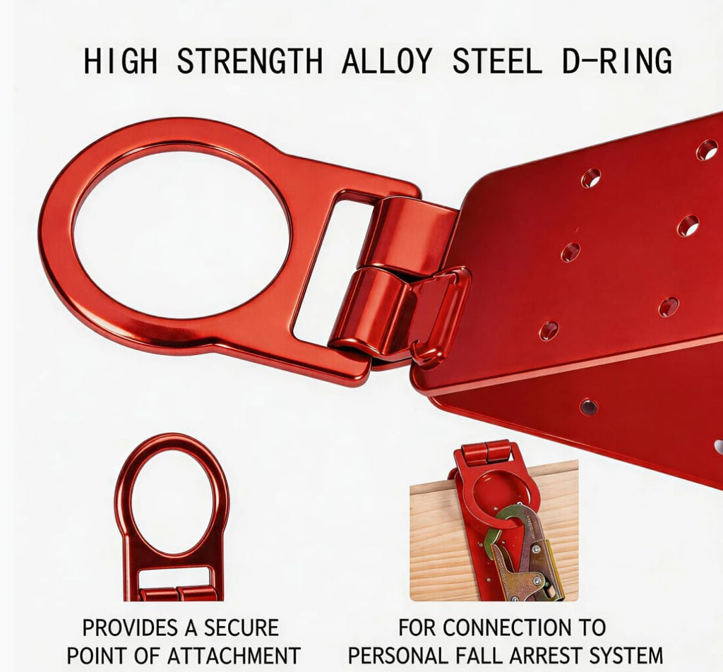 Reusable Roof Anchor, Easy to Install Roof Bracket for Fall Protection, High Stength D-ring with Corrosion Resistant