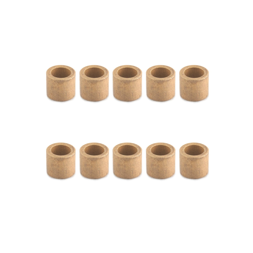 XIKE 6x9x8mm Sintered Bronze Sleeve Bearing Bushing (10 Pack)