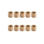 XIKE 6x9x8mm Sintered Bronze Sleeve Bearing Bushing (10 Pack)