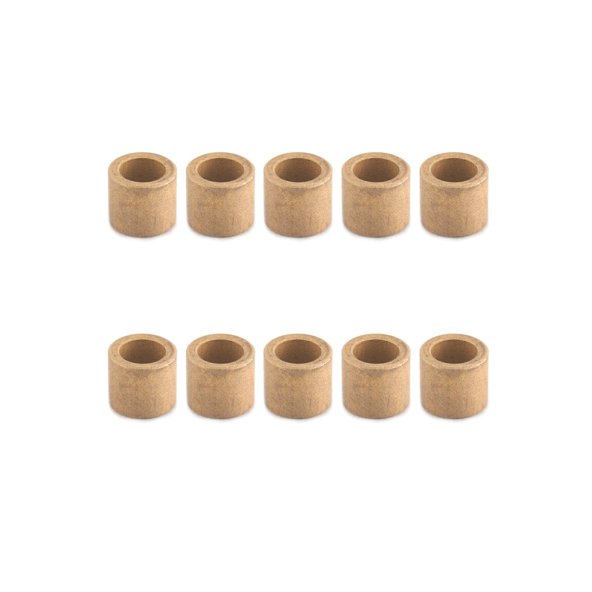 XIKE 6x9x8mm Sintered Bronze Sleeve Bearing Bushing (10 Pack)