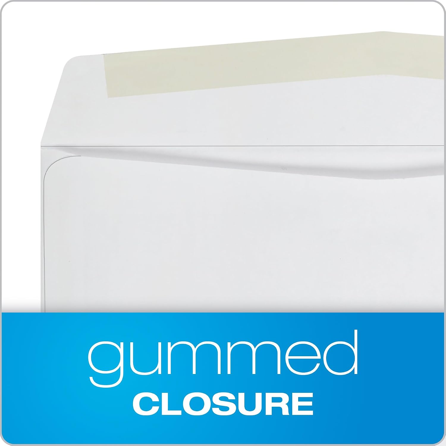 #10 Envelopes, Letter Size White Mailing Envelopes, 4-1/8x9-1/2 Inch, No Window Business Envelopes, Gummed Closure
