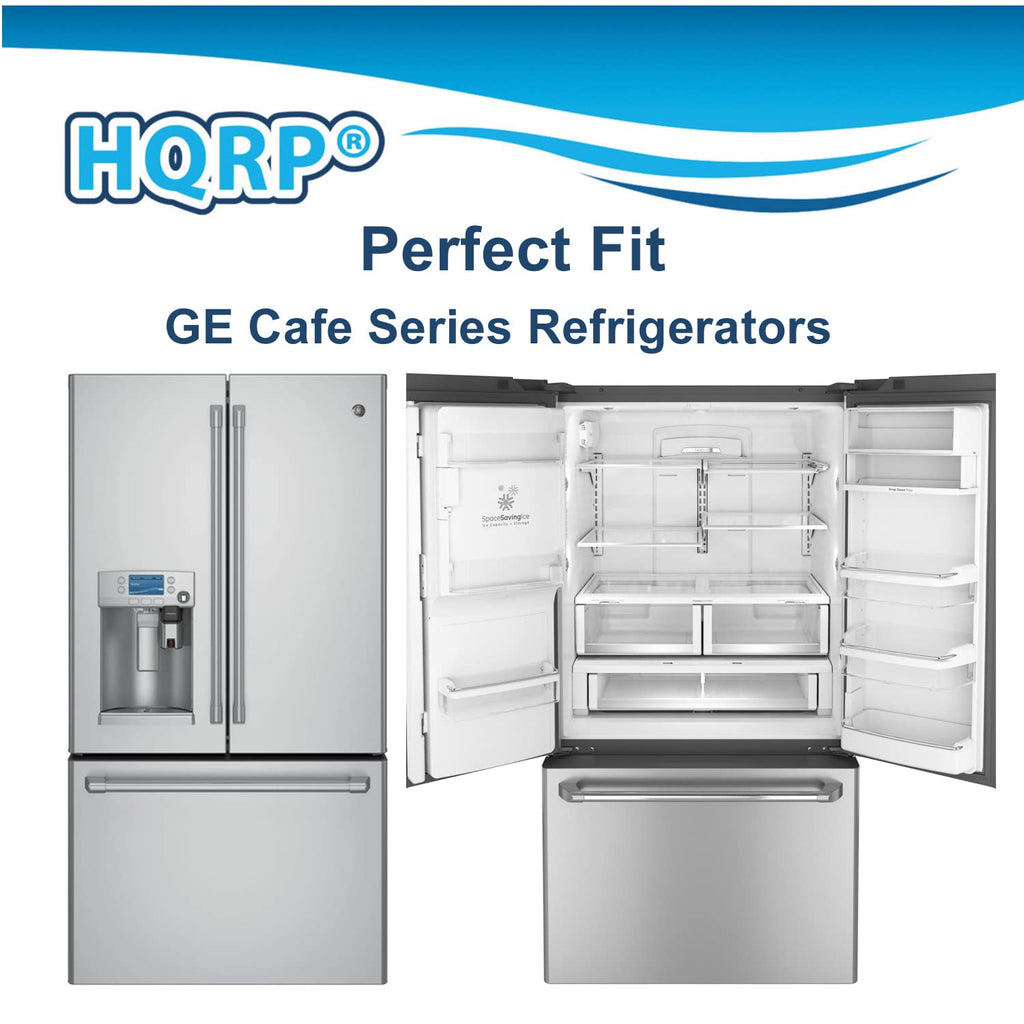 HQRP 2-pack Refrigerator Filter compatible with GE CYE23TSSS, CYE23TSDASS, CYE23TSDBSS, CYE23TSDCSS, CYE23TSDDSS, CYE23TSDESS, CYE23TSDFSS Cafe Series Refrigerators