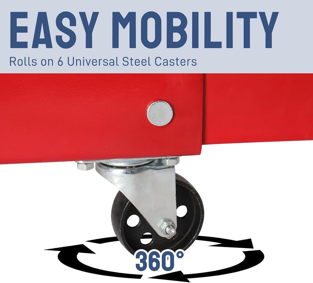 2 Ton Engine Hoist Foldable Cherry Picker, Heavy Duty Engine Lift Hoist