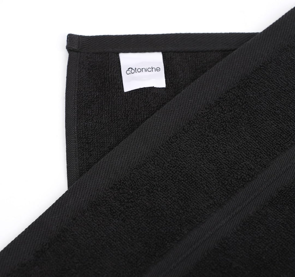 Fluffy & Super Soft Washcloths Set of 4 (12" x 12") - Hotel Quality - Perfect as, Hotel Towels, Face Washcloths, Face