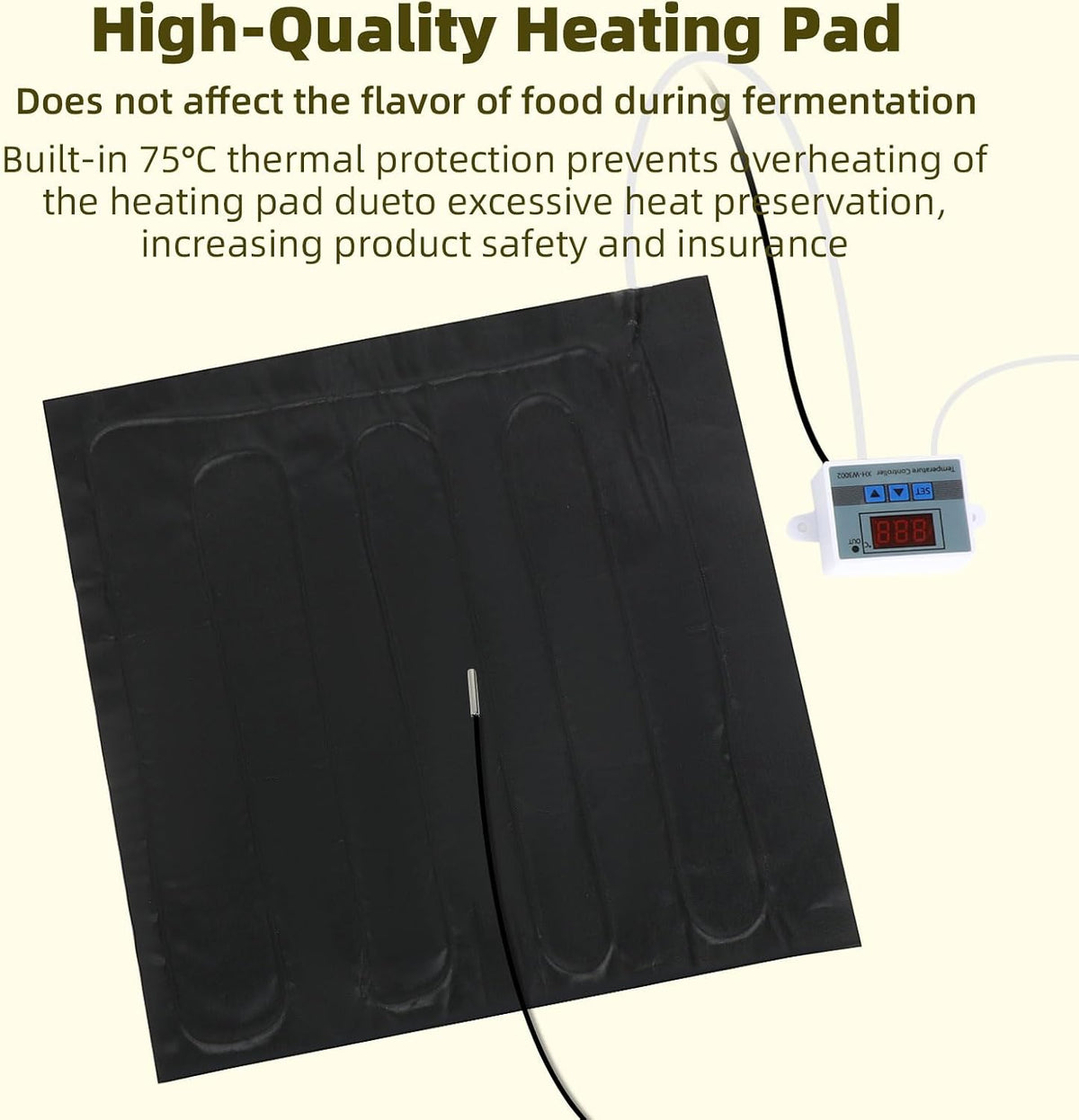 Dough Proofing Box With Precision Temperature Control - Foldable Visible Bread Proofer for Sourdough Starter, Pizza
