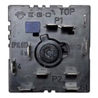 YBParts Range Stove Infinite Burner Switch, 15A 240V Push to Start Black Manual Switch