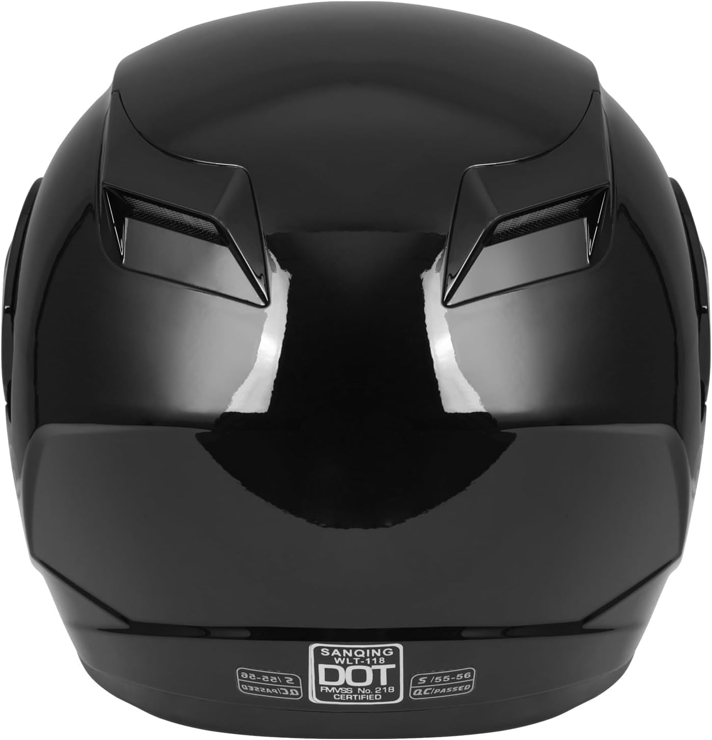 DOT Approved Modular Flip-Up Dual Visor Motorcycle Full Face Helmet for Adults Men & Women with 2 Removable Visors (1