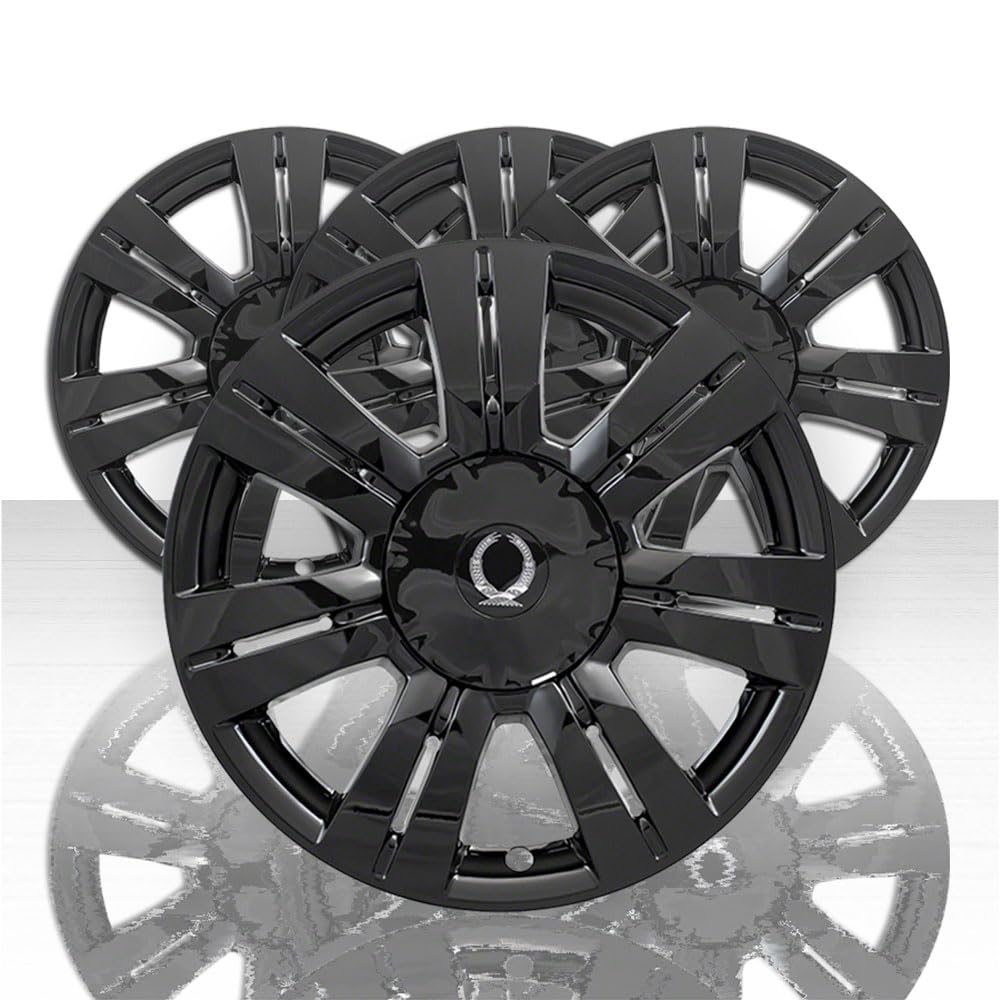 Gloss Black 7 Dbl Spk 18' Wheel Skins fit for Cadillac SRX 2010-16