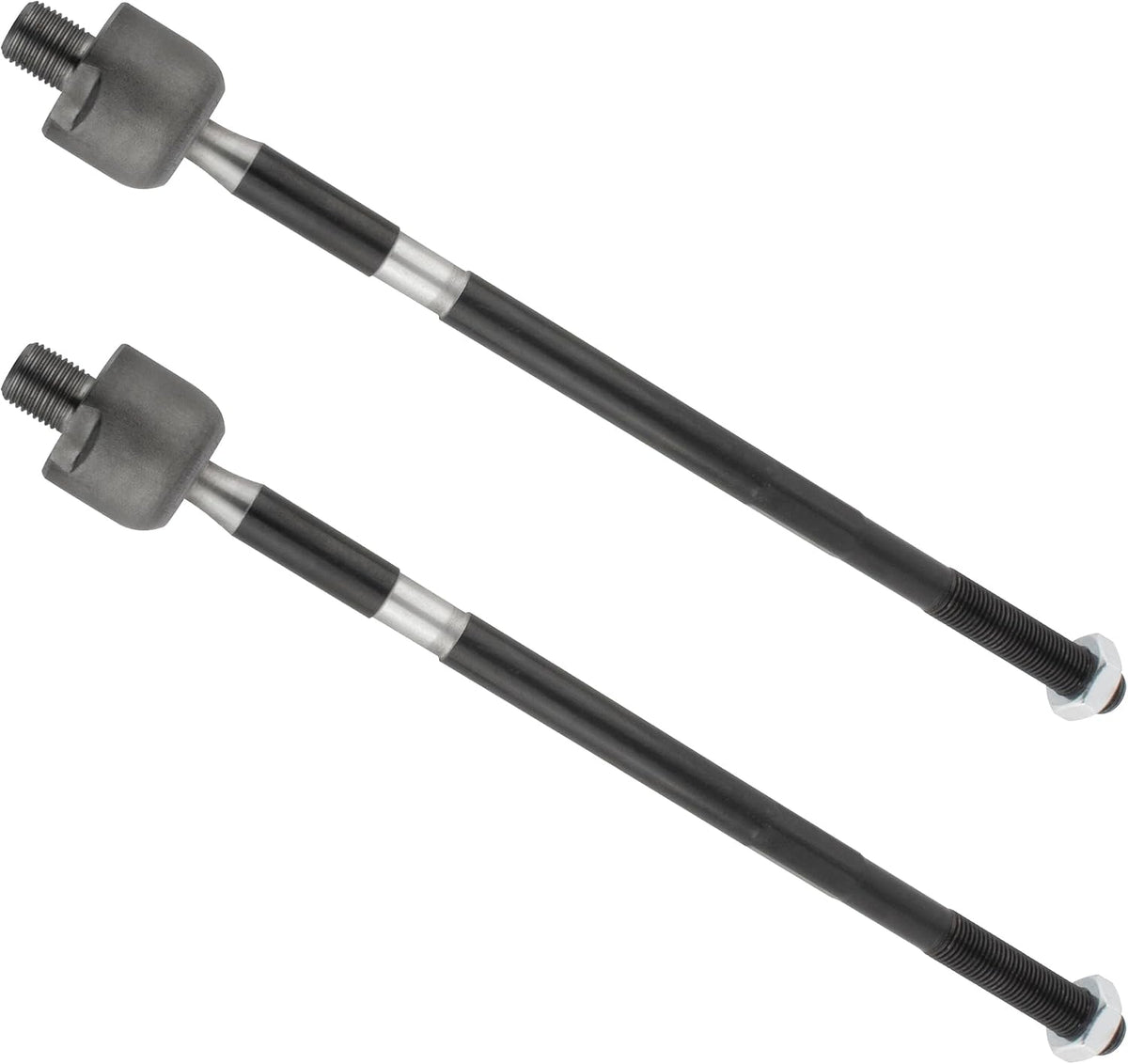 2Pcs Front Inner Tie Rods End Links Left Driver & Right Passenger Fit For Chevy Equinox 2010 2011 2012 2013 2014 2015 2016 2017 2.4L, For GMC Terrain 2010-2017 2.4L Replace# 19207056 EV800648