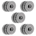 uxcell TC411 Thrust Needle Roller Bearings with Washers 1/4" Bore 11/16" OD 5/64" Width 5pcs