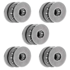 uxcell TC411 Thrust Needle Roller Bearings with Washers 1/4" Bore 11/16" OD 5/64" Width 5pcs