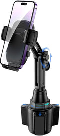 Cup Phone Mount for Car, [Upgraded Version] Universal Cup Phone Cradle Holder with Long and Adjustable Neck, Friendly