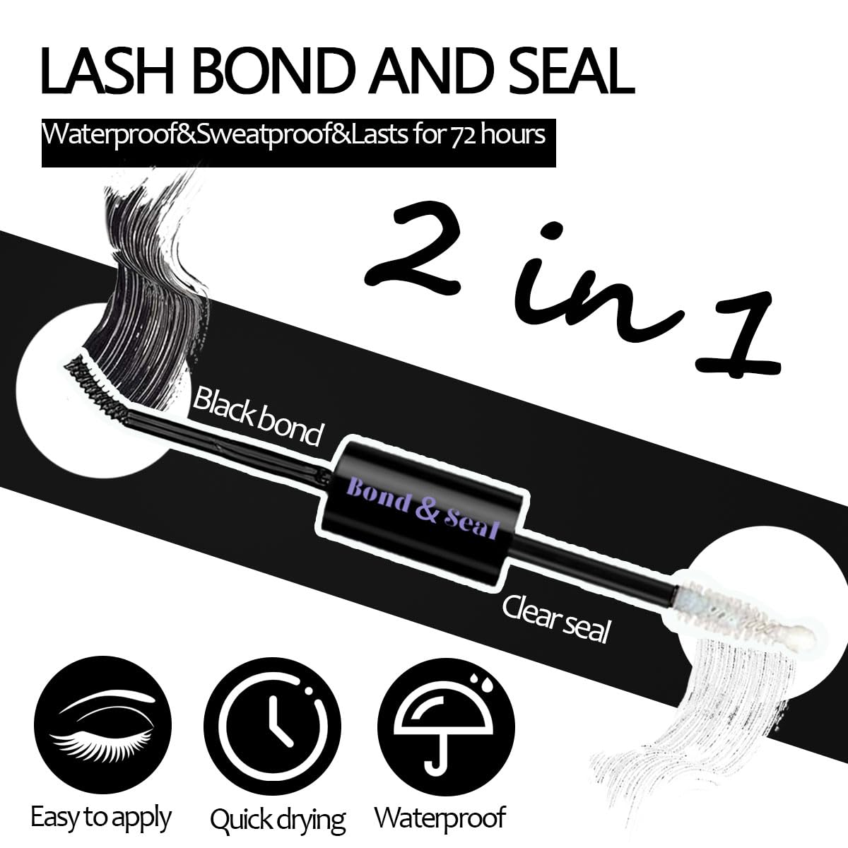 Lash Bond and Seal Kit 4 Pcs DIY Lash Extension