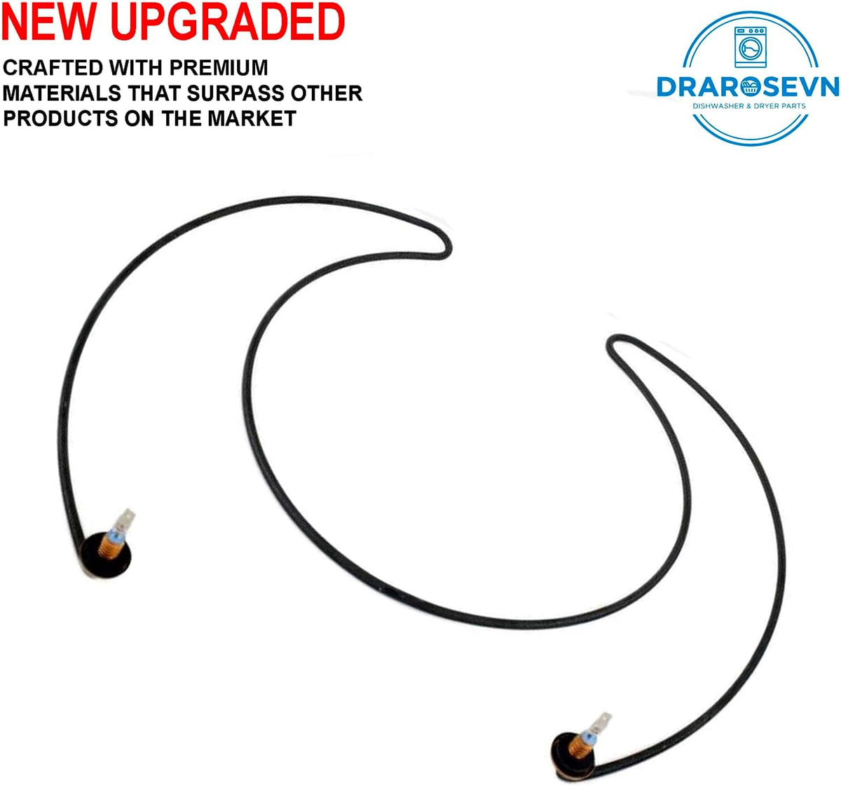 Upgraded Dishwasher Heating Element Compatible with GE GDF520PMJ5ES GDF520PMJ6ES GDF520PSD0SS GDF520PSD1SS GDF520PSF2SS GDF520PSF4SS GDF520PSJ4SS GDF520PSJ5SS GDF520PSJ6SS GDF540HGD0BB GDF540HGD1BB