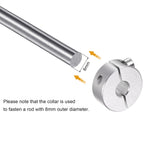 HARFINGTON 2pcs Double Split Shaft Collar for 8mm Shaft Set Screw Collars