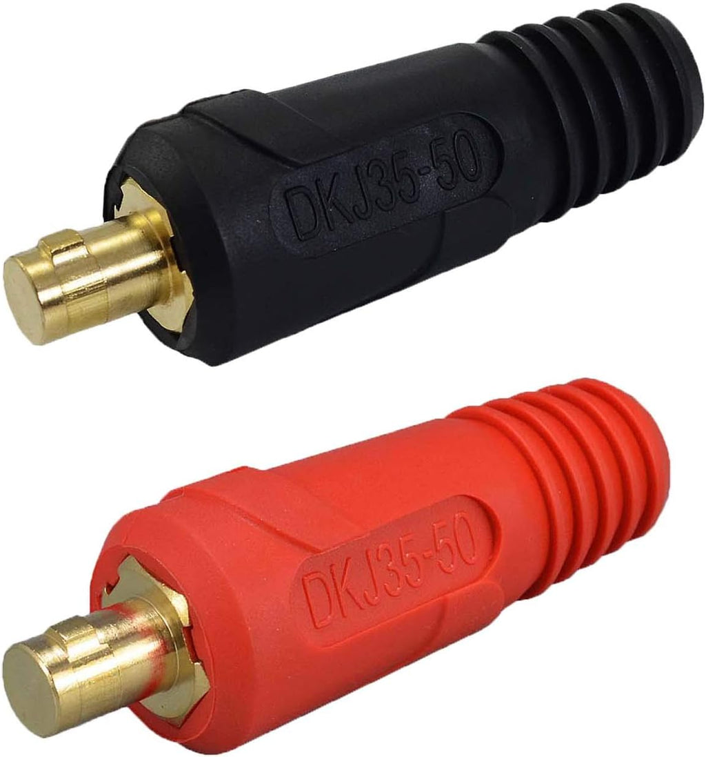RIVERWELD TIG Welding Cable Panel Connector Plug DKJ35-50 315A 2pcs