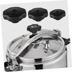 4 Pcs Pressure Cooker Lid Knobs, Black Plastic Replacement Handles